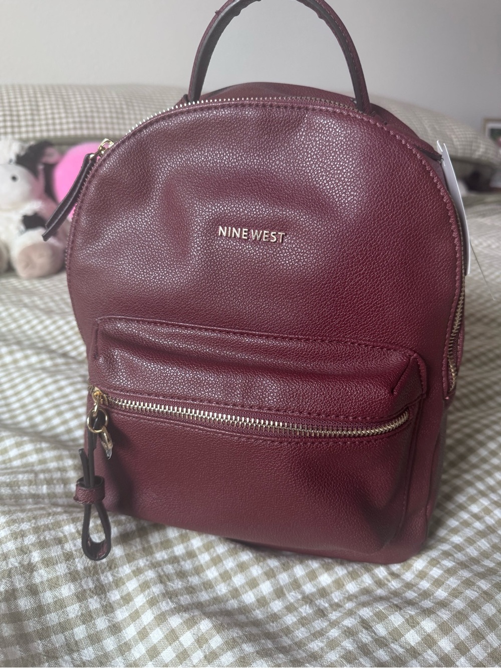 Nine West Boysenberry mini backpack